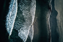 Load image into Gallery viewer, Aerial photograph of waves reaching shore by Joanna Lentini
