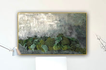 Load image into Gallery viewer, Mossy Depths Mixed-Media Moss Art 24” x 36”
