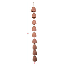 Load image into Gallery viewer, Terracotta &amp; Jute Hanging Bells