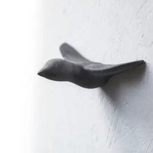 Bird Wall Hooks - Set of 3 (Black)