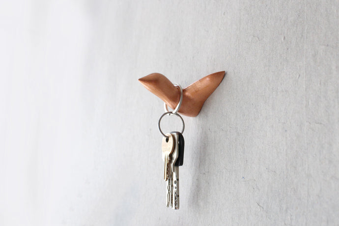 Copper Bird — Mini Wall Hook