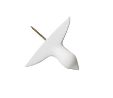 Load image into Gallery viewer, Mini Bird Wall Hook — White