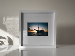 10" x 10" Framed Print // Sail Away