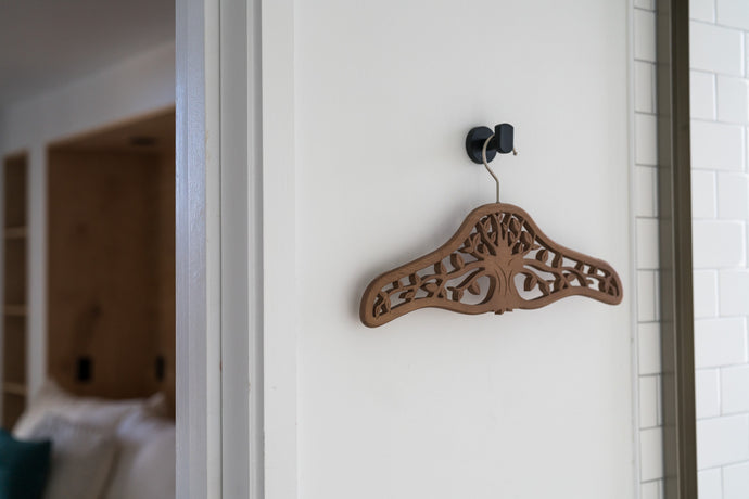 Handmade wooden tree of life hanger