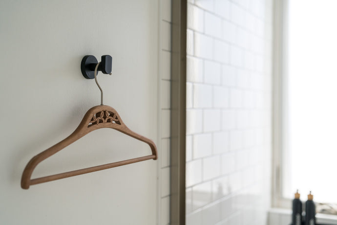 Handcarved Wooden Hanger