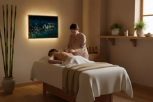 Load image into Gallery viewer, Backlit Meadow in Acupuncture Treatment