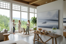 Load image into Gallery viewer, Polar Opposites print in spa with dressed women