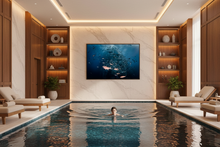 Load image into Gallery viewer, Roca Partida Print in Luxurious Pool Room