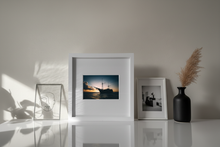 Load image into Gallery viewer, Sail Away framed print on picture shelf