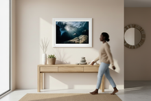 Load image into Gallery viewer, Spotlight Art Print in entryway with motion blur