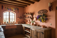 Load image into Gallery viewer, Tree of Life Herb &amp; Flower Drying Rack in Santa Fe kitchen