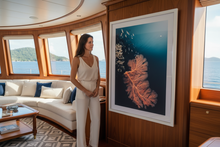 Load image into Gallery viewer, Woman Admiring Forgotten Print in Yacht