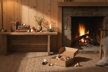 Load image into Gallery viewer, Wooden Forest Mushrooms in pine-walled home